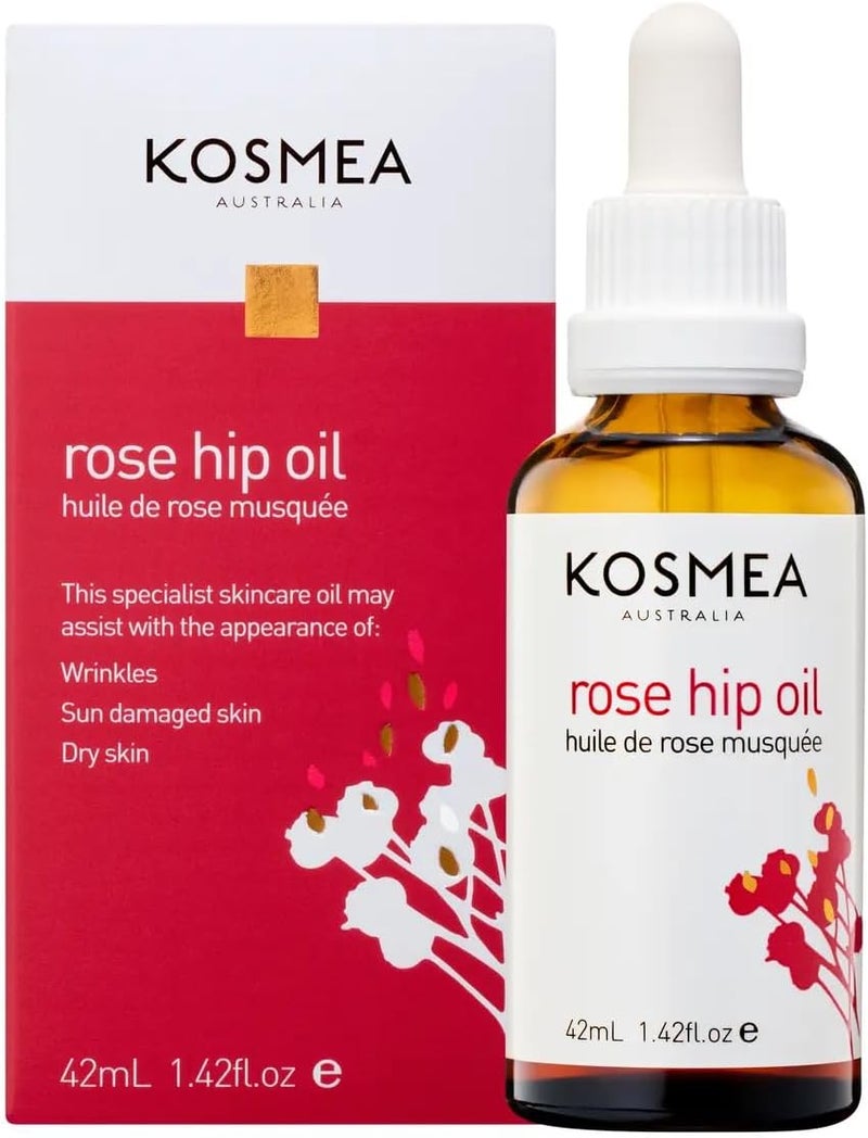 KOSMEA Certified Organic Rose Hip Oil - 42 ML - Image 3